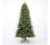 GarveeTech Sapin de Noël Noir - 198 cm - 250 LED Blanc Chaud | 818 pointes, 8 modes d'éclairage, PVC UV, sans aiguille, système d'ombrelle, support en métal solide, aspect noir mat fin