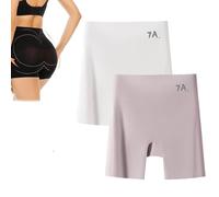 GARWAR Choosemuc Underwear,3-in-1 Panties Women High-Waist Ice Silk Tummy Control and Butt Lift Underwear,Invisible Seamless Design for Daily Wear (2Pcs-f,L)