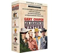 Gary Cooper - Les Géants Du Western : Le Train Sifflera Trois Fois + Le Convoi Héroîque + Les Aventures Du Capitaine Wyatt + Ceux De Cordura - Pack