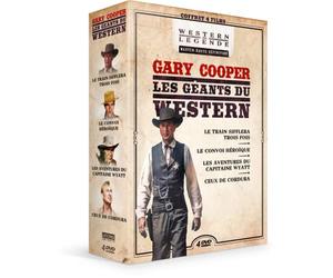 Gary Cooper - Les Géants du Western : Le Train sifflera trois fois + Le Convoi héroîque + Les Aventures du capitaine Wyatt + Ceux de Cordura [Pack]
