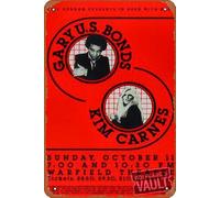 Gary « U.S. » Bonds Plaque en métal fantaisie rétro pour maison, rue, bar, restaurant, café, magasin, 30,5 x 20,3 cm