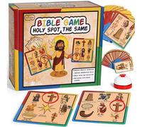 Garybank Bible Spot the same Games for Kids - Jeu d'association chrétienne avec 57 cartes d'histoire biblique pour construire la foi, apprentissage amusant de la Bible pour l'école du dimanche, les