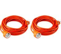 Garza 430018 - Rallonge pour Jardin de 10 mètres x 1,5 mm (Lot de 2)