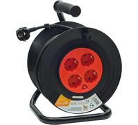 Garza 430021 ? Enrouleur Brico (4 prises, avec anse, 50 mètres x 1,5 mm)