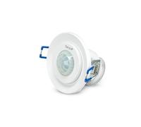 Garza 430040 Power-Detector de Mouvement PIR de Plafond à encastrer, Angle de détection 360 °, Blanc