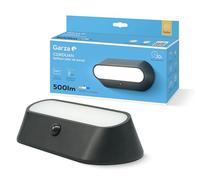 Garza - Applique d'extérieur solaire LED 4000 K, 500 lm, capteur de mouvement 120°, 3 modes d'éclairage, autonomie 20h, IP54, idéale pour jardins, terrasses et murs. Installation murale.