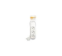 Garza Basic Power - Coupe-circuit - CA 250 V - 3680 Watt - connecteurs de sortie : 3 - 1.4 m cordon - blanc