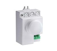 GARZA Détecteur de Mouvement Micro-Ondes Invisible, Angle 180º-360º, portée 15 m, luminosité réglable 3-2000 lux, Installation encastrée ou Faux Plafond, économe en énergie, intérieur