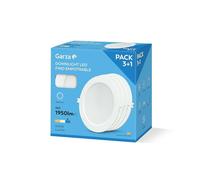 Garza - Downlight LED encastrable circulaire extra-plat œil de bœuf, 6500 K, lumière froide, 1950 lm, 30 000h, IP20, blanc ou nickel, économie d'énergie 80%