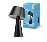 Garza - Lampe solaire LED, 500 lm, lumière chaude 3000 K, double charge (solaire et USB-C), 26 heures d'autonomie, 4 modes d'éclairage, IP44, résistante pour une utilisation extérieure et intérieure
