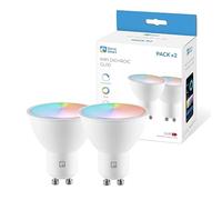 Garza - Pack 2 Ampoules LED Intelligentes Wifi GU10 5W (Équivalent 40W) RGB+CCT, Intensité Réglable, Programmable, Commande Vocale et App (Alexa/Google), WiFi 2,4 GHz