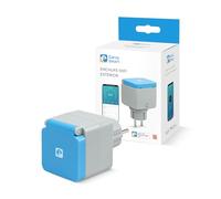 Garza - Prise extérieure Wi-FI, étanchéité IP44, Commande vocale Alexa et Google, wattmètre, minuterie, 3 680 W, Application Mobile, Double Bande 2,4/5 GHz, Bluetooth, Garantie 3 Ans