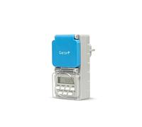 Garza - Prise numérique d'extérieur étanche IP44, minuterie hebdomadaire programmable 24 h/24 et 7 j/7, 8 programmes Marche/arrêt, Mode aléatoire, Protection Enfant, écran LCD, jusqu'à 3 680 W 16 A