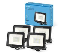 Garza - Projecteur LED Extérieur (Pack de 4), Lumière Froide (6500K), 30W, 2830 Lumens, Angle 120º, Étanche IP65 pour Maison, Jardin, Terrasse