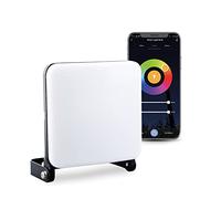 Garza Smart Projecteur LED intelligent d'extérieur 45 W Wifi 2,4 GHz programmable intensité, température CCT et couleur RVB réglables, mode musique, IP65, commande vocale Alexa/Google, blanc