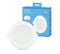 Garza - Spot LED encastrable, circulaire, extra plat, 17 cm, 12 W, lumière froide 6 500 K, 1 200 lm, 30 000 h, IP20, blanc, économie d'énergie 80%