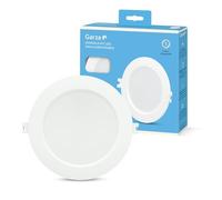 Garza - Spot LED encastrable, circulaire, extra plat, 17 cm, 12 W, lumière neutre 4 000 K, 1 200 lm, 30 000 h, IP20, blanc, économie d'énergie 80%