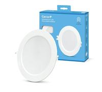 Garza - Spot LED encastrable, circulaire, extra plat, 22 cm, 18 W, lumière froide 6 500 K, 1 950 lm, 30 000 h, IP20, blanc, économie d'énergie 80%