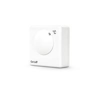 Garza - Thermostat analogique Garza réglable de 10 à 30 °C, commande manuelle avec molette rotative pour chaudière et chauffage, installation facile avec connexion à 2 fils