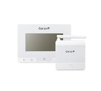 Garza - Thermostat numérique sans fil programmable pour chaudière et chauffage, Chronothermostat tactile et régulateur de température portable, Blanc, 20 x 80 x 120 millimètres