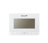 Garza - Thermostat numérique programmable pour chaudière et Chauffage, Chronothermostat régulateur de température Tactile, Blanc, 20 x 80 x 120 millimètres