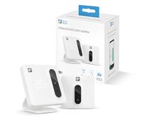 Garza Thermostat WiFi Intelligent pour chaudière et Chauffage, avec Adaptateur, Compteur de consommation, contrôle Tactile, détection d'ouverture de fenêtre, Commande vocale et Application Alexa