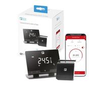 Garza Thermostat WiFi programmable – écran tactile, commande vocale Alexa/Google – Noir