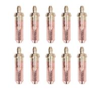 Gas Cutting Nozzle 10pcs Set | High Concentricity & Heat Resilience for Oxygen/Acetylene/LPG | CNC Machined Copper Brass Nozzles G01-100 Compatible (1#)