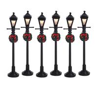 Gas Lantern Street Lamp Set Of 6 - LEMAX COD 64499