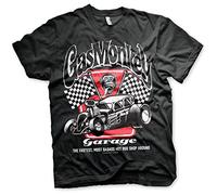 Gas Monkey Garage Badass Homme T-Shirt Manches Courtes Noir M