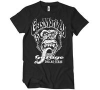 Gas Monkey Garage Officiellement sous Licence Dallas, Texas T-Shirt pour Hommes (Noir), Medium