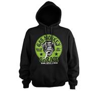 Gas Monkey Garage Officiellement sous Licence Green Logo Sweatshirt à Capuche (Noir), XX-Large