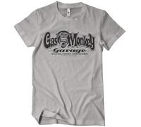 Gas Monkey Garage Officiellement sous Licence Logo T-Shirt pour Hommes (Gris Tempête), X-Large