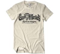 Gas Monkey Garage Officiellement sous Licence Logo T-Shirt pour Hommes (Kaki), XX-Large