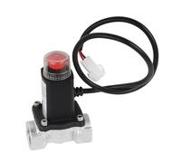 Gas Solenoid Valve G1 / 2 | Emergency Automatic Shut Off for Gas Pipeline | Electromagnetic Valve for Leak Alarms/Fire Control | Manual Reset, 50KPa