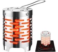 Gas Stove Heater With Fire Mat 20 X 20 Cm, Ideal As Tent And Camping Heater For Camping Gas Stove, Additional Gas Heater For Camping