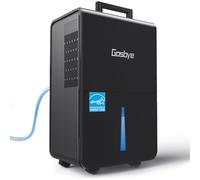 Gasbye 4500 Sq Energy Star Déshumidificateur de cave avec tuyau de drainage, déshumidificateur maximum de 115 pintes/jour pour grande pièce, contrôle puissant de l'humidité, drainage facile,