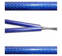 Gasdruckfeder pour Dacia pour Jogger 2021 2022 2023 2024 Capot Avant Modifier Les Vérins À Gaz Ressorts en Fibre Carbone Support Levage Amortisseurs Piston Vérins À Gaz(Blue Carbon Fiber)