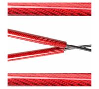 Gasdruckfeder pour Dacia pour Jogger 2021 2022 2023 2024 Capot Avant Modifier Les Vérins À Gaz Ressorts en Fibre Carbone Support Levage Amortisseurs Piston Vérins À Gaz(Red Carbon Fiber)