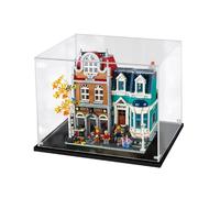 Gase d'affichage acrylique transparente pour modèle Le-go 10270 de librairie européenne, boîte de rangement, boîte de présentation, compatible avec modèle 10270 (vitrine uniquement) (2 mm)