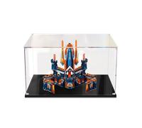 Gase d'affichage acrylique transparente pour modèle Le-go 70357 Château de chevalier Boîte transparente Boîte de rangement Boîte de présentation Compatible avec modèle 70357 (vitrine uniquement) (3 mm