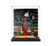 Gase d'affichage en acrylique transparent pour Le-go 21355 Knowledge is power Model, boîte transparente, boîte de rangement, boîte de présentation, compatible avec le modèle 21355 (vitrine uniquement