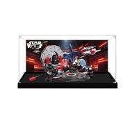 Gase d'affichage en acrylique transparent pour modèle d'avion de combat Le-go 75427, boîte transparente, boîte de rangement, boîte de présentation, compatible avec modèle 75427 (vitrine uniquement