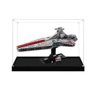 Gase d'affichage en acrylique transparent pour modèle d'avion Le-go 75441, boîte transparente, boîte de rangement, boîte de présentation, compatible avec modèle 75441 (vitrine uniquement) (3 mm)