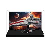 Gase d'affichage en acrylique transparent pour modèle d'avion Le-go 75441, boîte transparente, boîte de rangement, boîte de présentation, compatible avec modèle 75441 (vitrine uniquement) (version