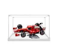 Gase d'affichage en acrylique transparent pour modèle Le-go 11375 Racing - Boîte transparente - Boîte de rangement - Compatible avec le modèle 11375 (vitrine uniquement) - Base noire - 2 mm