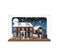 Gase d'affichage en acrylique transparent pour modèle Le-go 21330 Home Alone, boîte transparente, boîte de rangement, boîte de présentation, compatible avec modèle 21330 (vitrine uniquement) (version
