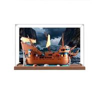 Gase d'affichage en acrylique transparent pour modèle Le-go 21363 The Goonies Pirate Ship - Boîte transparente - Boîte de rangement - Compatible avec le modèle 21363 (vitrine uniquement) (version