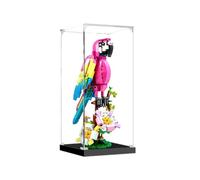 Gase d'affichage en acrylique transparent pour modèle Le-go 31144 Parrot - Boîte transparente - Boîte de rangement - Compatible avec le modèle 31144 (vitrine uniquement) (3 mm)