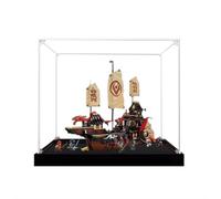 Gase d'affichage en acrylique transparent pour modèle Le-go 71848 grand navire, boîte transparente, boîte de rangement, boîte de présentation, compatible avec modèle 71848 (vitrine uniquement) (base